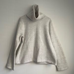 J.Crew Funnelneck Glen Plaid Pullover